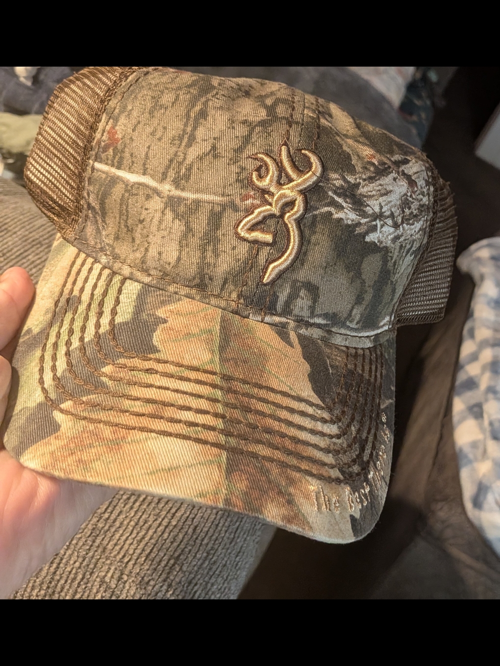 Browning Camo Trucker Cap - Brown/Green